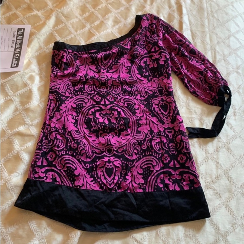 One shoulder Arden b mini dress